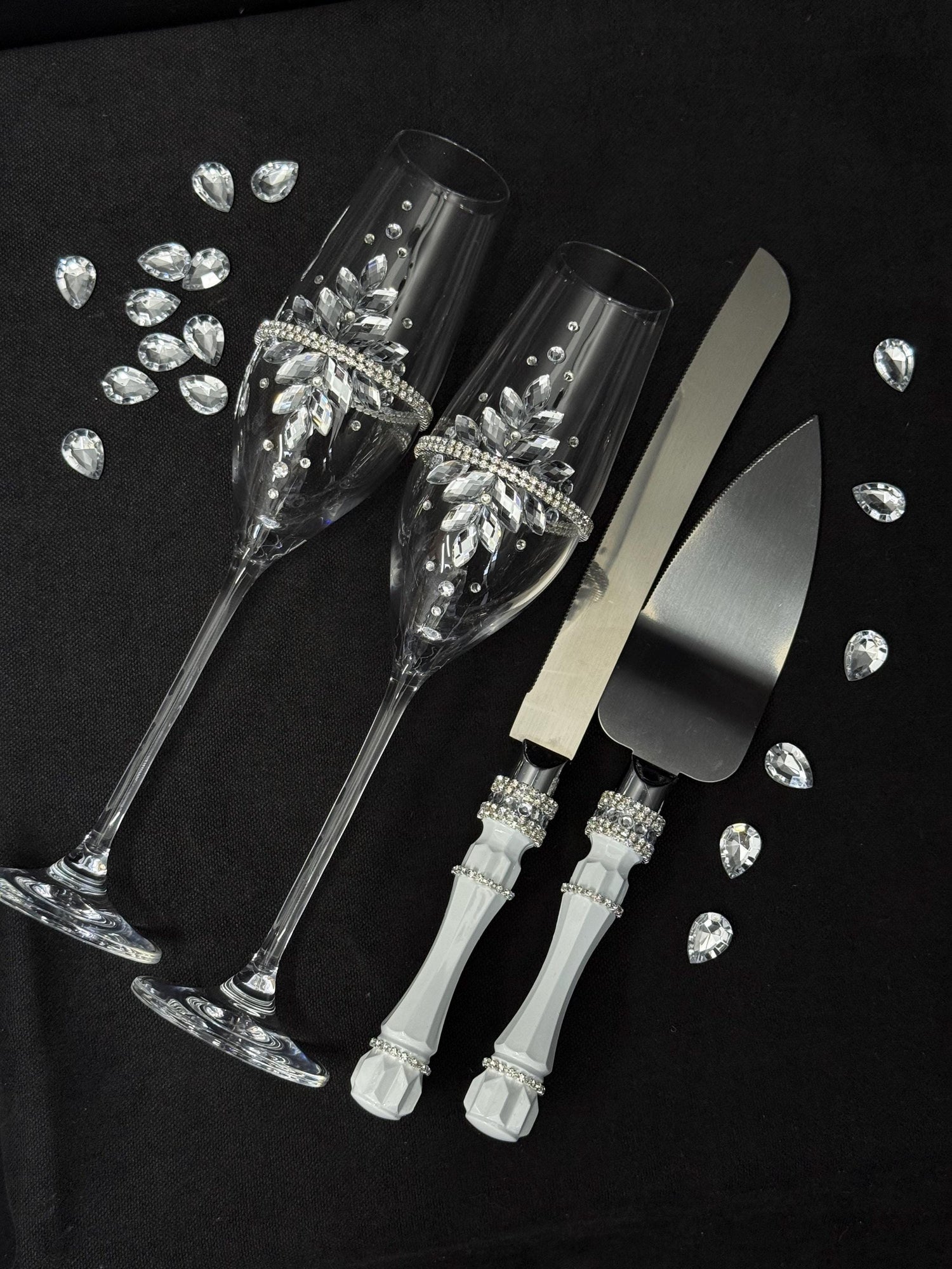 Wedding Flutes & Cake Cutting Sets